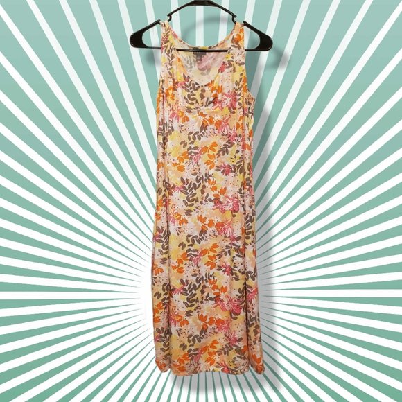 J. Jill floral sleeveless summer dress size M - Picture 1 of 6
